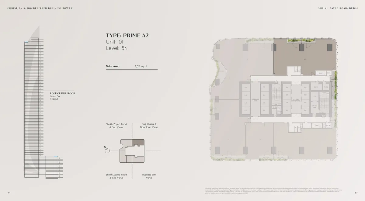 Floor plans: Premier office